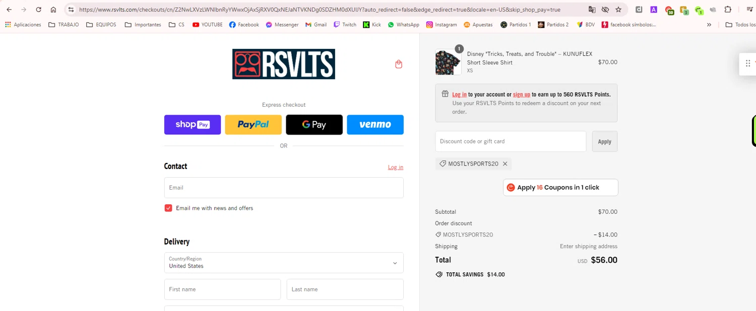 RSVLTS Coupon Codes 10 Off September 2024