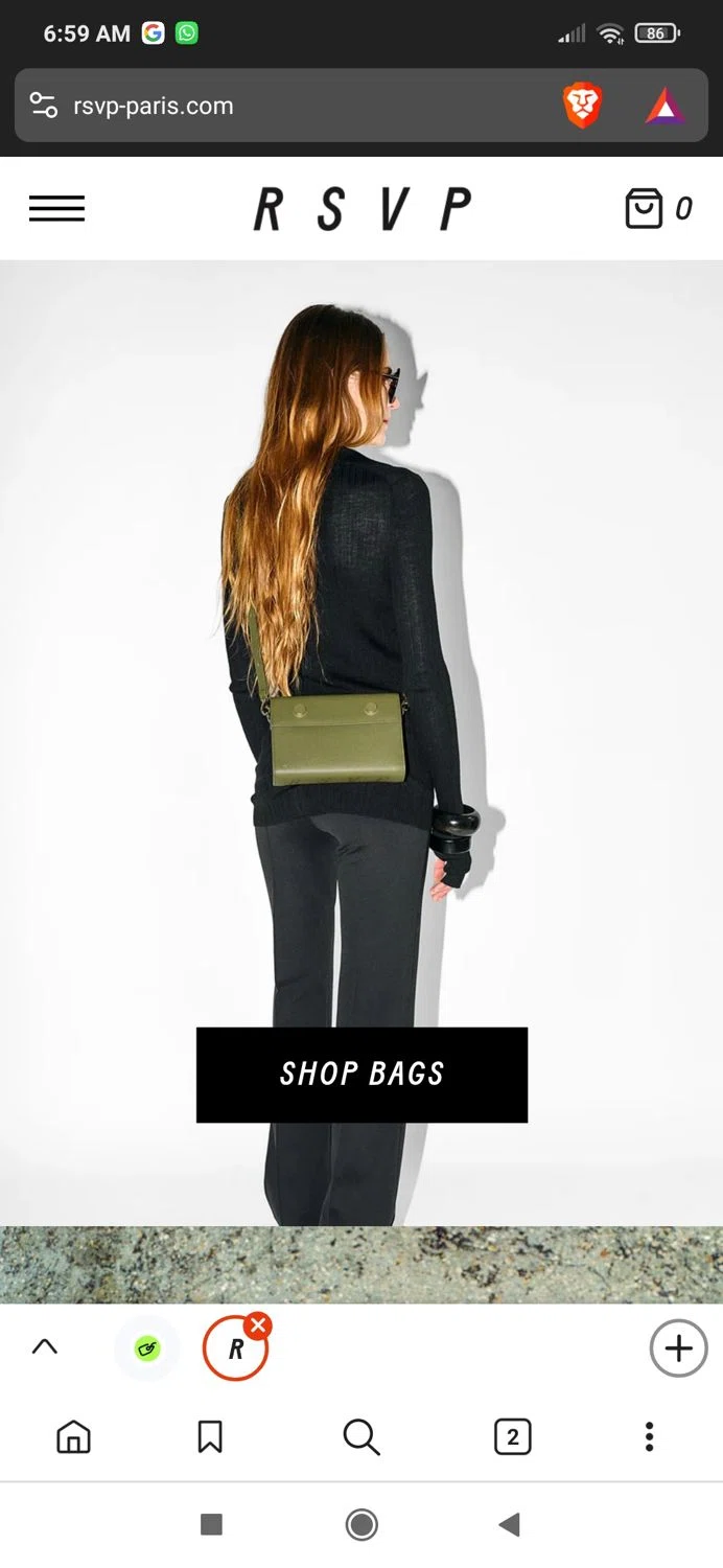 RSVP Paris discount code screenshot showing code RAINDROP applied at RSVP Paris checkout page. Uploaded by SimplyCodes community member ibelongtojesus on Mar 6, 2025