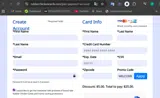 WELCOME coupon verification screenshot