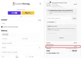RubberStamps.Net coupon verification screenshot