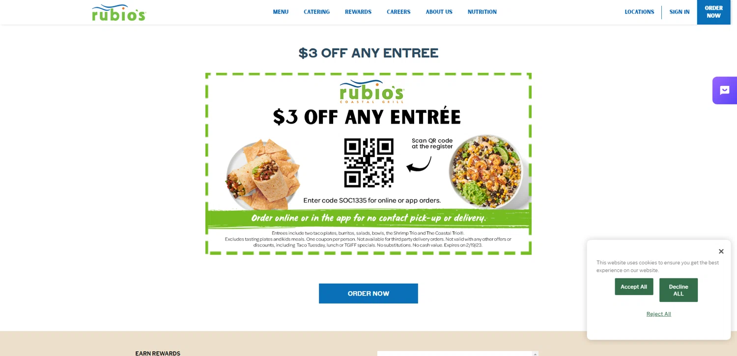 Rubio's Coupon Codes - $20 Off Coupons Jan 2025