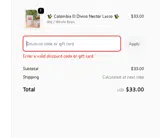 Ruby Colorful Coffees coupon verification screenshot
