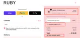 Ruby NZ coupon verification screenshot