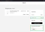 CHLOE coupon verification screenshot