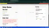 HOLIDAY25 coupon verification screenshot