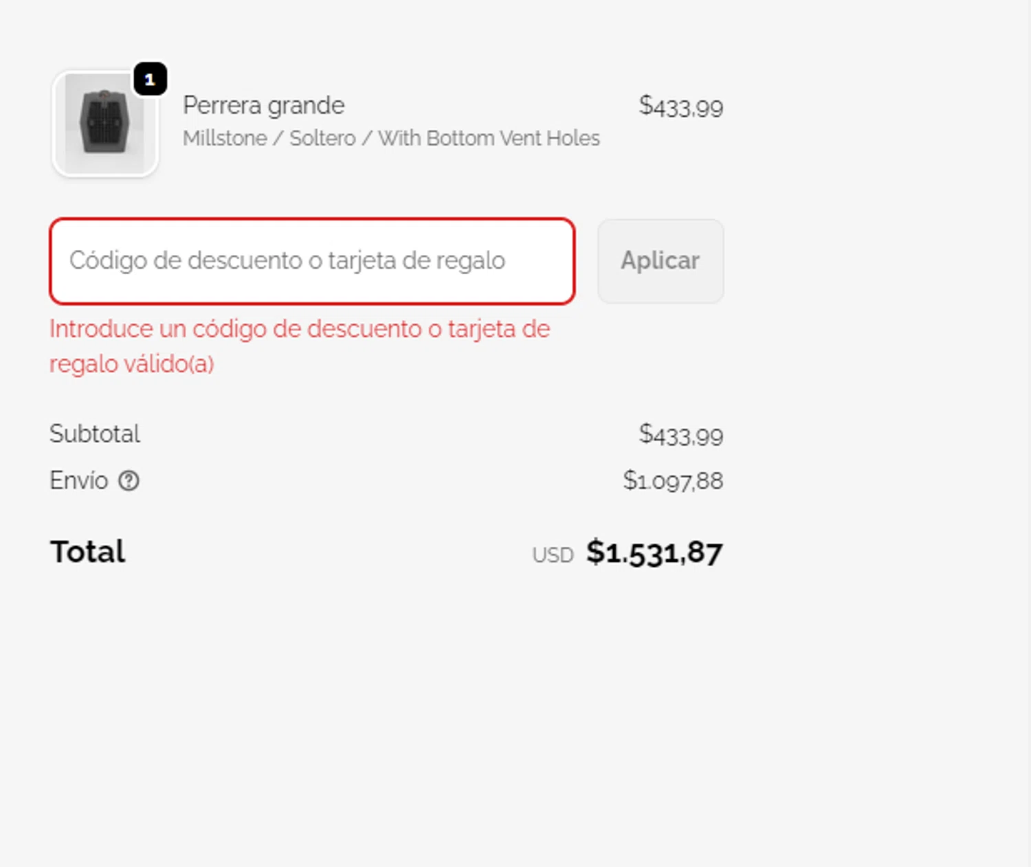 Ruff Land Kennels promo code screenshot showing code SMALLBOWL25 applied at Ruff Land Kennels checkout page. Uploaded by SimplyCodes community member usenameeee on Nov 24, 2025