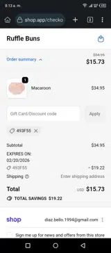493F55 coupon verification screenshot