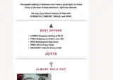 JOY10 coupon verification screenshot