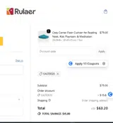 EASTER20 coupon verification screenshot