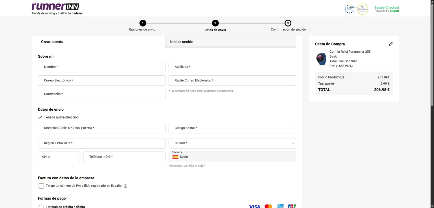 RunnerINN promo code screenshot showing code 15BF applied at RunnerINN checkout page. Uploaded by SimplyCodes community member FrugalPhoenix2446 on Dec 6, 2025