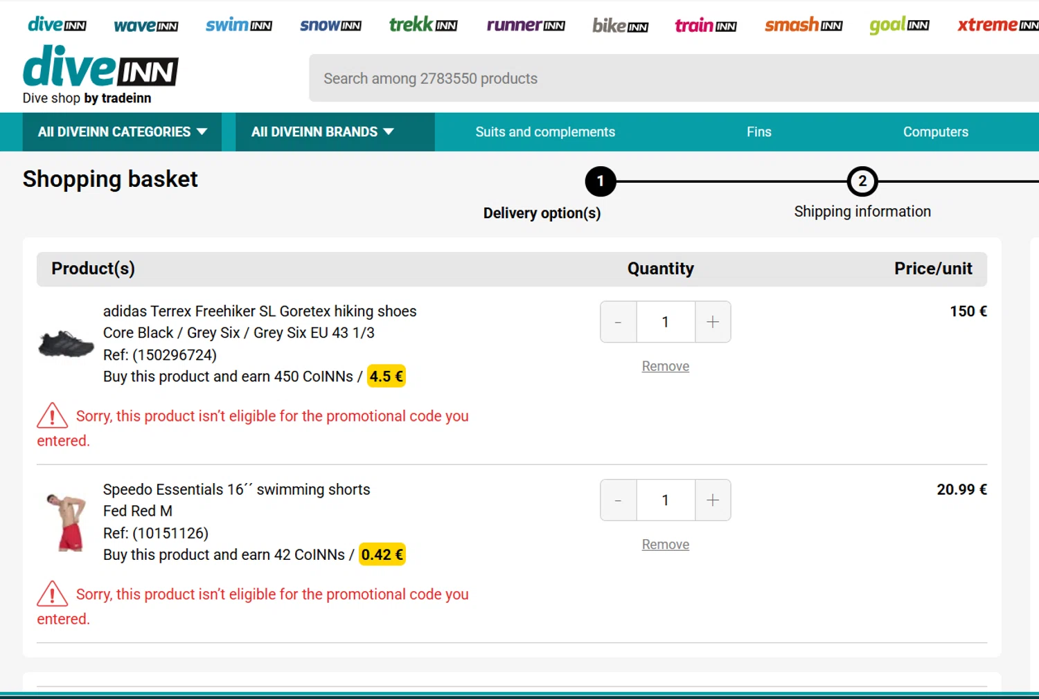 RunnerINN promo code screenshot showing code 10amix applied at RunnerINN checkout page. Uploaded by SimplyCodes community member josegarcia6 on Dec 28, 2025