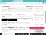 Runner's Edge coupon verification screenshot