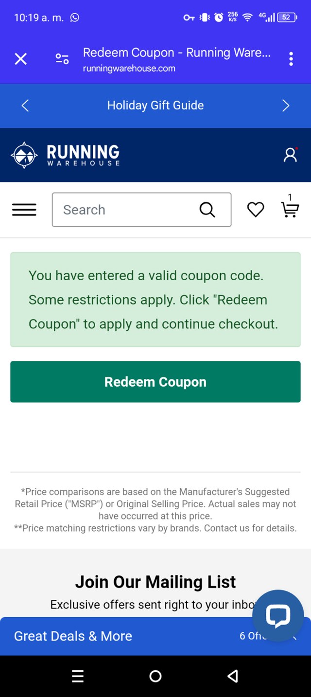 Running Warehouse Coupon Codes (5 Verified) Mar 2025