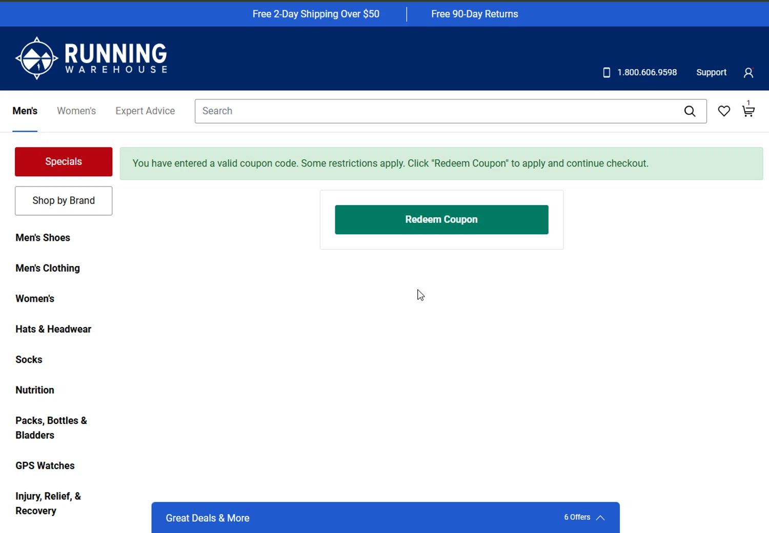 Running Warehouse Coupon Codes (4 Verified) Jan 2025