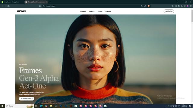 Runway AI checkout page showing Runway AI promo code box | Screenshot taken by SimplyCodes community member on Mar 27, 2025