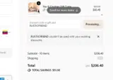 Rustic Bakery coupon verification screenshot