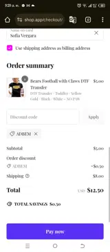 Rustic Grace coupon verification screenshot