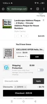 20FEYE coupon verification screenshot