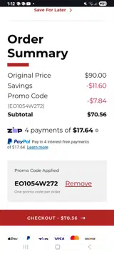 Rutgers Scarlet Knights coupon verification screenshot