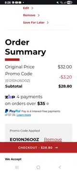Rutgers Scarlet Knights coupon verification screenshot