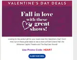 HEART coupon verification screenshot