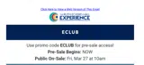 ECLUB coupon verification screenshot