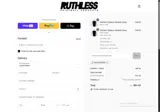 Ruthless15 coupon verification screenshot