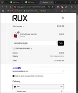 FREESHIP-RUXEMAIL coupon verification screenshot