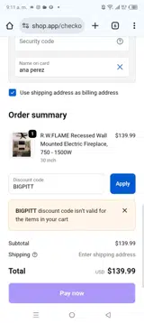 BIGPITT coupon verification screenshot