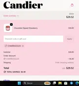 CHARREADS225 coupon verification screenshot