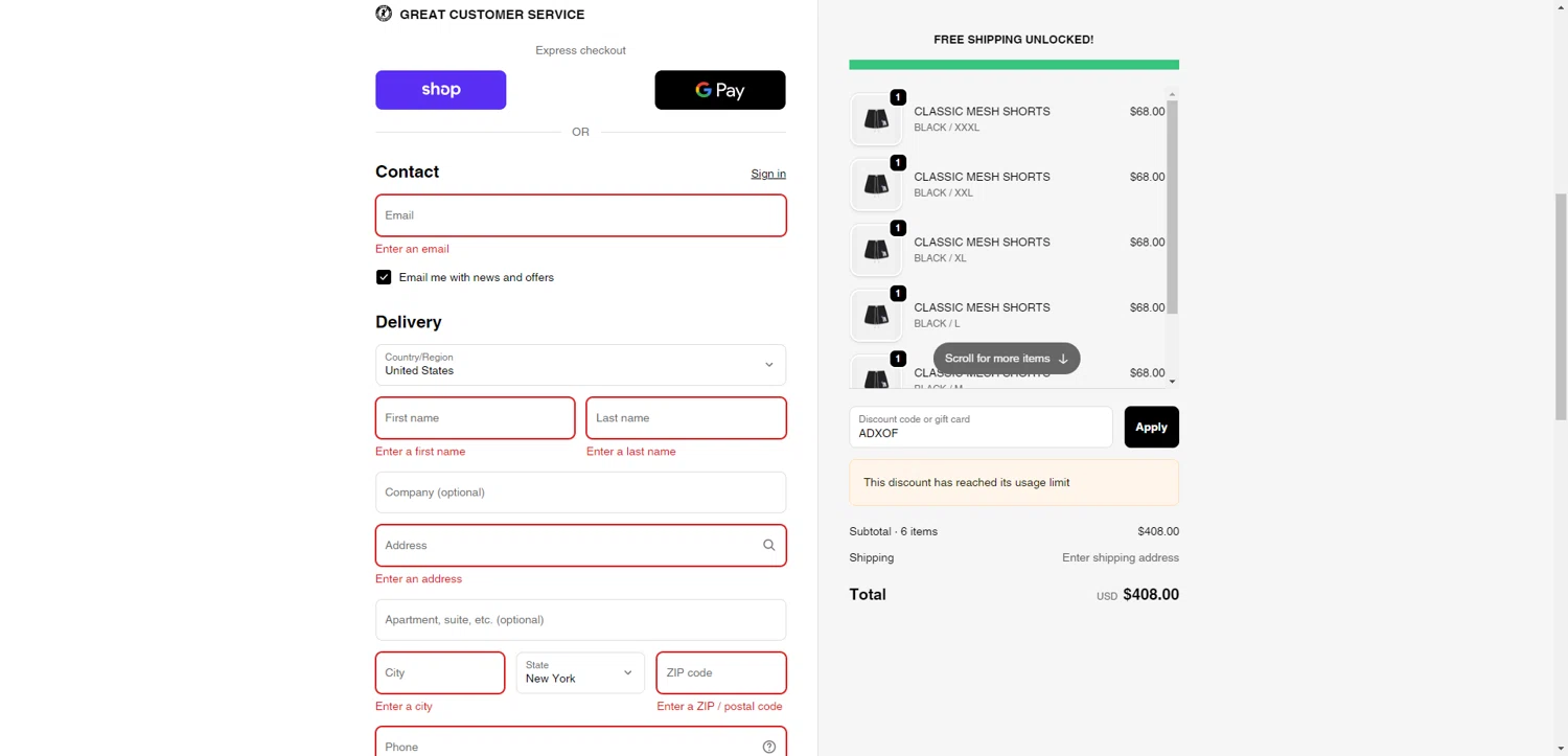 Ryoko Rain discount code screenshot showing code ADXOF applied at Ryoko Rain checkout page. Uploaded by SimplyCodes community member SwiftCurator4059 on Sep 19, 2025