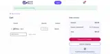 WELCOME10 coupon verification screenshot