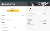 SABINETEK coupon verification screenshot