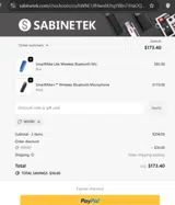 YEFFRY coupon verification screenshot