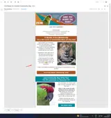Sacramento Zoo coupon verification screenshot