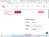 THANKYOU coupon verification screenshot