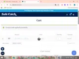 WELCOME coupon verification screenshot