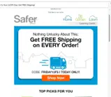Safer Brand coupon verification screenshot