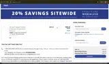 WEBSALE20 coupon verification screenshot