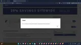 GODIGITAL25 coupon verification screenshot