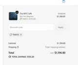 SAGA Fitness coupon verification screenshot
