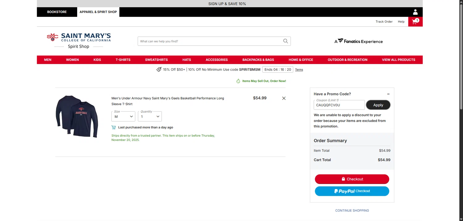 Sage promo code screenshot showing code 25STDSTRKT applied at Sage checkout page. Uploaded by SimplyCodes community member VoucherVirtuoso5207 on Nov 13, 2025