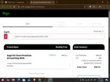 Sage coupon verification screenshot
