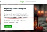 25BMOCTHPB coupon verification screenshot