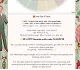 Sage Goddess coupon verification screenshot