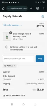 Adbez coupon verification screenshot