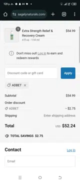 Adbet coupon verification screenshot