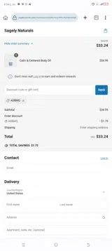 ADBMQ coupon verification screenshot