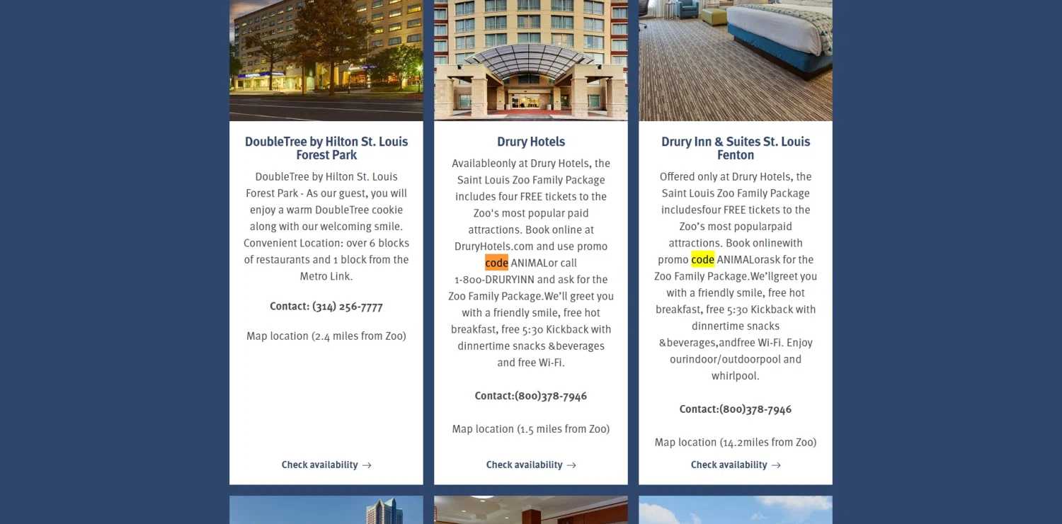 Saint Louis Zoo checkout page showing Saint Louis Zoo promo code box | Screenshot taken by SimplyCodes community member on Jul 9, 2023