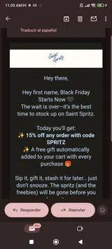 SPRITZ coupon verification screenshot